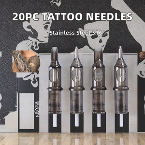 20pcs PMU Cartridge Needles <b>Kit</b> Microblading Tattoo Rotary Pen Supplies for Eyebrow Lip Tools - Product Image 2