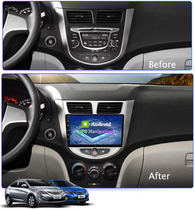 Hyundai <span class=keywords><strong>Accent</strong></span> Verna 2012 2017 Auto Dvd Gps Speler 9 Inch <span class=keywords><strong>Android</strong></span> 12 Radio Video Navigatie Bt Wifi - Product Image 2