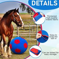 Nouveau jouet pour animaux de compagnie, grande balle durable, balle de yoga gonflable souple, personnalisée pour les jeux interactifs en plein air, amusants pour les chevaux