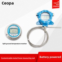 Instrumen Tampilan Suhu & Kelembapan Digital LCD Anti Ledakan Tahan Panas In-Situ Pt100 IP65 WiFi Dukungan ODM
