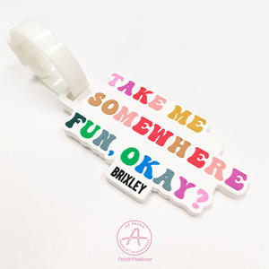 ป้ายซิลิโคนใส่ชื่อกระเป๋าเดินทางมีที่ใส่บัตรประจำตัวกระเป๋าเดินทางลายการ์ตูน - Product Image 2