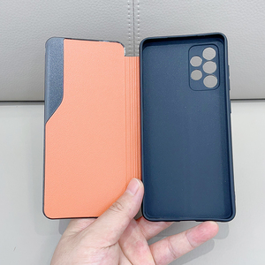 Thẩm Mỹ Matte Hiển Thị Lật Gấp Da Bìa TPU Chân Đế Sang Trọng Thiết Kế Trường Hợp Điện Thoại Đối Với Samsung S24 23 22 - Product Image 3