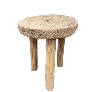 Table d'appoint de vente directe d'usine chinoise style rustique vieille table d'appoint en bois d'orme <span class=keywords><strong>petite</strong></span> table naturelle - Product Image 3