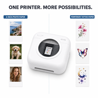 Imprimante photo thermique couleur portable AIYIN C2 56 mm pour l'impression de papier de tatouage temporaire, compatible avec le stock disponible pour la personnalisation DIY