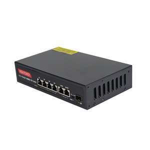 High Power 7 Port Gigabit PoE <b>Switch</b> 48V 1000Mbps Industrial <b>Network</b> For Monitoring And Ap - Product Image 3