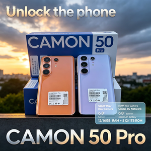 Venta al por Mayor a Bajo Precio, Camon 50 Pro 5G Android 15 Global, 16GB de RAM, Teléfono Inteligente Desbloqueado, Celulares 3G 4G 5G - Product Image 2