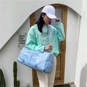 New Designer Sports and Fitness Wet and Dry Nylon pink <b>Duffel</b> <b>Bag</b> Large Capacity Waterproof Sports Travel Duffle <b>Bag</b> D-020 - Product Image 4