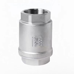 Vanne de retenue verticale filetée SS304/316 ANSI/EN/DIN pour systèmes CVC, vapeur, eau chaude, conduites de vapeur, filtration haute précision, ODM/OEM - Product Image 1