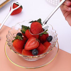 Cuillère-pelle en acier inoxydable 304, cuillères rétro à manche court pour desserts, glaces et pastèques, cuillère carrée pointue créative - Product Image 3