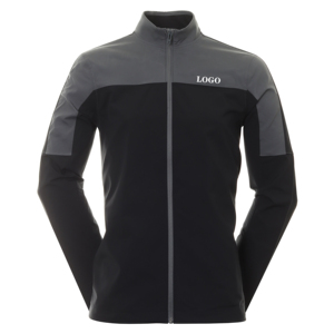 Veste Softshell imperméable coupe-vent d'hiver sur mesure de haute qualité OEM pour hommes, taille plus, coton tricoté, directement du fabricant - Product Image 4