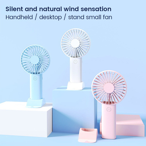 Mini Ventilador de Mano Recargable por USB, Enfriador de Aire Portátil de Alta Velocidad para Exteriores, Oficina, Hogar, Viajes, Ventilador Eléctrico de Verano - Product Image 3