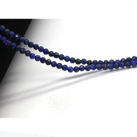 Perles de pierres précieuses en vrac en gros, perles de pierre naturelle de 3 mm, perles de lapis-lazuli facettées de 3 mm pour la fabrication de bijoux