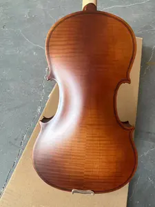 Usine brillant mat flamme érable face contreplaqué violon allemand 4/4 3/4 1/2 1/4 vente en gros