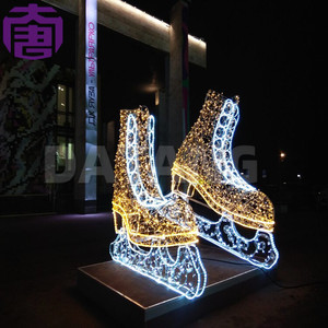 3D Christmas Boot <b>Light</b> Display Designed for Streets, Hotels, Parks and Festival Spaces - Product Image 4