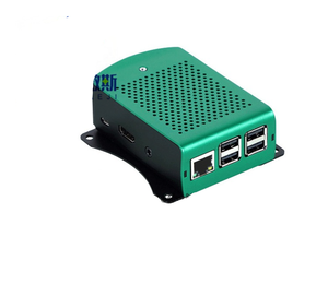 De nieuwe Raspberry <span class=keywords><strong>Pi</strong></span> behuizing 3B+ is een universele koelchassisdoos van metaal en aluminiumlegering voor de 2e/3e generatie B-type. - Product Image 1