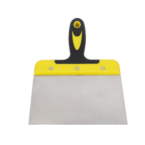 Chất Lượng Tốt Cao Su Xử Lý Dụng Cụ Cầm Tay Thép Không Gỉ Putty Dao <span class=keywords><strong>Scraper</strong></span> Với Hai Màu Sắc Xử Lý - Product Image 4