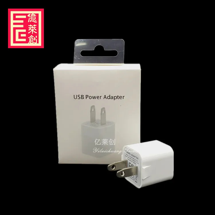 for iphone 5W US plug charger A1385/MD810 5V1A usb power adapter for samsung for iPhone 7 8 plus X XS MAX XRs charger