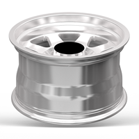 Jantes en alliage forgé sur mesure GS 17 18 19 pouces, finition argent poli, multi-branches, roues tout-terrain 6x139.7 8x165.1 pour pick-up Chevy