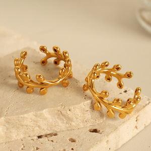 Adjustable <b>Gold</b> Tone Feather <b>Ring</b> Women's Fashion Jewelry Daily Wear Geometric Design Index Finger <b>Ring</b> <b>Set</b> - Product Image 2