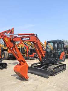 Doosan เครื่องขุดไฮดรอลิก Dx60มือสองจากเกาหลีรถขุดตีนตะขาบขนาดเล็ก Dx60แท้ - Product Image 6