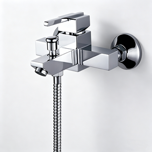 Nouveau produit Fournisseur d'usine Ensemble de <span class=keywords><strong>douche</strong></span> mural à poignée unique avec fonction pluie en acier inoxydable, ensemble d'accessoires de <span class=keywords><strong>douche</strong></span> - Product Image 1