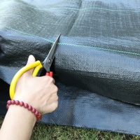 Membrane tissée en PP, couverture de sol en PE, filet anti-herbe, tissu anti-mauvaises herbes, film de paillage, plastique UV, plastique agricole