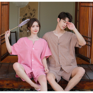 Vêtements d'acupuncture en pur coton, ouverts devant et derrière, avec fentes latérales, pour hommes et femmes, pour la thérapie par massage, tailles XL à 6XL - Product Image 2