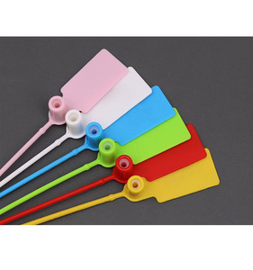 Logo personalizzato con scritta in plastica con sigillo a <span class=keywords><strong>manomissione</strong></span> di plastica con etichetta con chiusura a zip - Product Image 2
