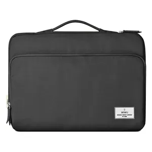WiWU kustom tas Laptop 14 16 inci tas komputer tas koper bisnis sarung Laptop untuk macbook 15