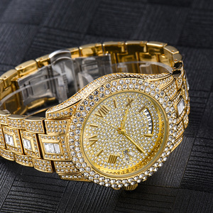 <span class=keywords><strong>Reloj</strong></span> de Lujo con Diamantes Brillantes para Hombre, Estilo Hip Hop, Rap, Cantante, Costa Oeste, Joyería Brillante - Product Image 3