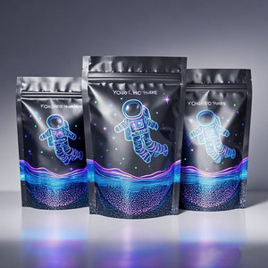 Mejores Bolsas Doypack de Papel de Aluminio de 3.5g, 7g, 14g, 28g, con Cierre Hermético, Impresión Personalizada, a Prueba de Olores, Resellables, de 1oz - Product Image 2