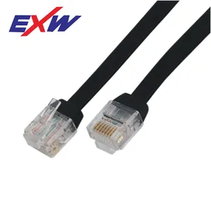 Patch Cord 1m Cat6 UTP Flat Patch Cord 1m 2m 3m 5m 10m Cat6 Flat Cable Mini Plug Flat Patch Cords Flat Lan Cable