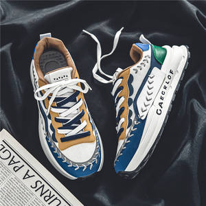 ขายส่งโลโก้ที่กําหนดเองกลางแจ้งแฟชั่นใหม่หนัง Pu สบายๆกีฬารองเท้าผู้ชายสีดํารองเท้าผ้าใบสําหรับชายวิ่งกีฬา - Product Image 6