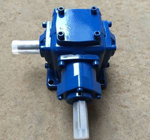 Kualitas tinggi Seri T spiral bevel steering rotary slasher gearbox pemotong rumput suku cadang gearbox pertanian - Product Image 3