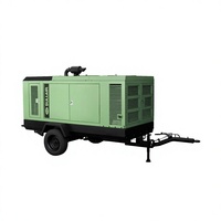 Compresseur d'air rotatif à vis lubrifié portable, Stage III, 18,5-25,5 m³/min, 4-17,2 bars, SULLAIR 660D3RH 780D3XH 825D3H 900D3H