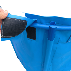 Tanque de estanque de peces de Pvc móvil, acuarios y accesorios de capacidad azul de plástico para agricultura sostenible, estanque de peces Koi de plástico - Product Image 4