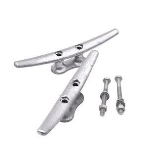 Marine HOT DIPPED GALVANIZED IRON Rope DOCK CLEAT 12 Inch Casting Malleable Mooring Bitt Ship Kayak Dinghy <b>Yacht</b> Boat Hardware I - Product Image 4