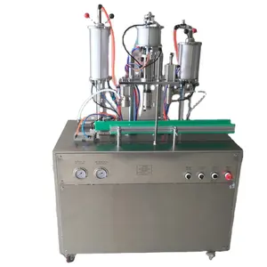 Semi automatic spray aerosol filling machine liquid filling machine for filling deodorant air fresher