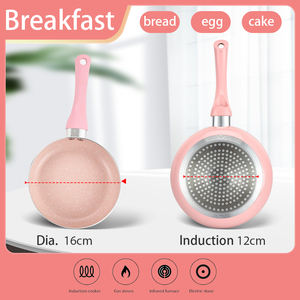 Sartén y cazuela de aluminio para el hogar, sartén antiadherente, sartén de granito, inducción - Product Image 5