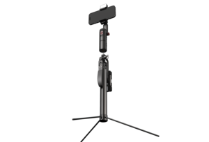 Nueva actualización Selfie Stick Phone <span class=keywords><strong>Auto</strong></span> Shooting Gimbal AI Face Tracking 360 Rotación Control remoto Gimbal con relleno Light Stick - Product Image 2