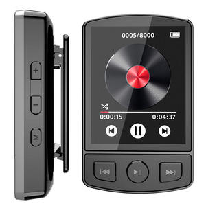 Reproductor MP3 Deportivo BT 5.2 con Clip, Sonido HiFi sin Pérdidas, Radio FM, Grabadora de Libros Electrónicos, para Gimnasio, Correr al Aire Libre - Product Image 1