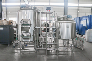 Système de brasserie Tonsen <span class=keywords><strong>300L</strong></span> à trois cuves et deux réservoirs, équipement de brasserie artisanale, équipement de brassage de bière - Product Image 2