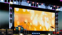 Écran LED extérieur HD BESCAN~ avec un fort impact visuel pour les événements de concerts en direct, location d'écrans LED
