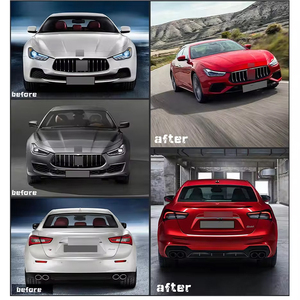 Hot Sale Auto vorne hinten Stoßstangen grill Kit mit Scheinwerfer Rücklichter Bodykit für Maserati Ghibli Modena s Performance Body Kit - Product Image 6