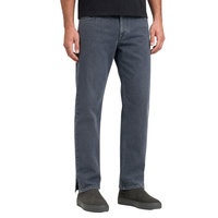 XUCHANG Fabricant OEM de jeans en denim pour hommes, coupe droite, coupe classique, 100% coton lavé, de haute qualité, style vintage, avec logo personnalisé