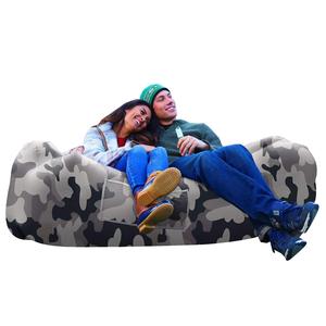 Portable Inflatable Lounger Seat <strong>Air</strong> <strong>Sofa</strong> <strong>Bed</strong> with Pillow - Product Image 2