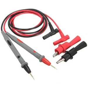 20A Probe Test Lead+Alloy Clips Clamp Cable Wire Test For Multi Meter Tester Digital Multimeter 2020 New Arrival