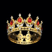 Couronne de mariée en alliage style simple avec logo personnalisé pour décorations de mariage, anniversaires, reines d'enfants, faible MOQ