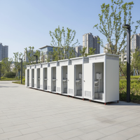 Wc détachable douche cabine préfabriquée toilette publique Portable boîte toilettes portabilité adulte salle de bain Mobile Portable toilette