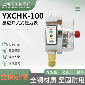 Manómetro de Presión con Interruptor Inductivo YXCHK 0-1.6MPa 0-2.5MPa 0-16MPa 0-25MPa 0-40MPa 0-60MPa, Contacto Eléctrico para Filtros Prensados - Product Image 5